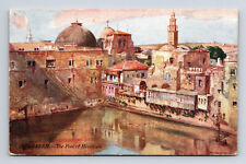Jerusalem Pool of Hezekiah Holy Land Series Raphael Tuck's Oilette Postcard picture