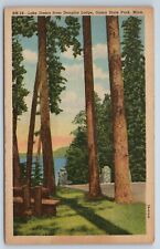Postcard Lake Itasca from Douglas Lodge Itasca State Park Minnesota picture
