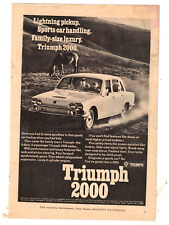 1967 Print Ad Triumph 2000 Sedan 4-Door 5 Passenger picture
