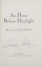 Jimmy Carter Signed An Hour Before Daylight Book POTUS Full Signature First Ed. picture