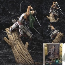 1/8 Attack on Titan Levi Ackerman PVC Figure Statue Toy Model Soldier picture