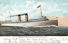 Vintage Postcard 1906 Northern Steamship Companies S.S. North Land HCLC Pub. picture