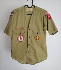 VTG Official Boy Scouts of America Women  Shirt Short Sleeve Lightweight Green picture