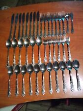ABIGAIL International Stainless Flatware 40pc. Service for 6 plus Extras. Taiwan picture