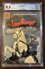 Vintage Lone Ranger #123 ~ CGC 8.5 ~ Dell Comic ~ Silver Age May 1958 picture