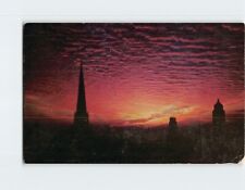 Postcard Dawn Over The Loop, Chicago Temple, Chicago, Illinois picture