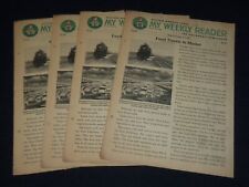 1940 FEBRUARY 5-9 MY WEEKLY READER CHILDREN'S NEWSPAPER LOT OF 4 - K 631 picture