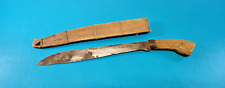Vintage Philippines Filipino Golok Sword Knife + Scabbard picture