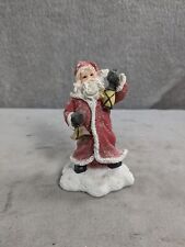 Vintage Santa Claus Holding Lantern & Bells K’s Collection 5” Tall picture