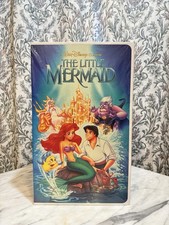 Disney The Little Mermaid Classic VHS Boxed Silk Touch Throw Blanket , 50" x 70" picture