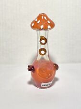 6 Inch Mushroom Themed Tobacco Hand Pipe Spoon picture