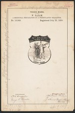 Photo:Austin Texas W Radam Wm Radam's Bacteria Killer Trade Mark 1889 picture
