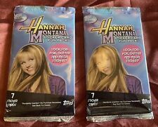 Topps 2008 Hannah Montana Sticker Card Fun Pack - Sealed Disney Qty 2 picture