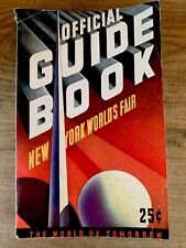 1939 New York World’s Fair Official Guide Book Third Edition With Fold Out Map picture