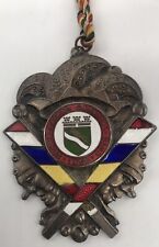 HARD TO FIND GERMAN CARNIVAL/CARNEVAL CLUB SCHWALBACHER BADGE/CHARM/AWARD/1958 picture