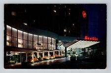 Miami FL-Florida, Seville Hotel, Advertising, c1960 Vintage Postcard picture