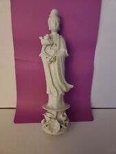 Chinese Blanc De Chine Porcelain Guanyin Figurine picture
