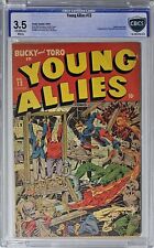 Young Allies #13 CBCS 3.5 Timely Comics 1944 Golden Age Skull & Torture Cover picture