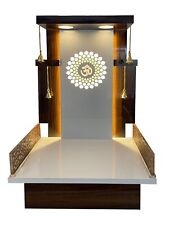 Wooden Temple with LED Light for Home & Office | Pooja Mandir, Wall mount Mandir picture