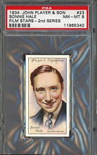 1934 John Player & Son Film Stars 2nd Series #23 Sonnie Hale PSA 8 NM-MT & bonus picture