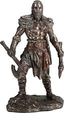 Veronese Design 6 1/4 Inch Viking Twin Axes Warrior Male Resin Sculpture Statue picture