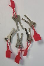 Lot of 10- Abloy Classic Keys - 5 pairs Keyed Alike - Locksport Factory Keys picture