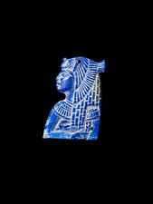 One of a Kind Egyptian Queen Cleopatra from pure Lapis Lazuli , Rare Find Statue picture