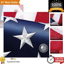 Outdoor American Flag - 4x6 ft - Durable Nylon with Brass Grommets - High Wind picture