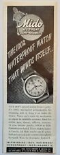 1943 Mido Self-Winding Watch Waterproof Shockproof Non-Magnetic Ad 2.6