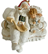 Heritage Mint 2003 VTG Sitting Santa Christmas Holiday Retired Figurine picture