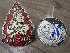  2 Challenge Coins CIA SAD Special Activities  & Navy Seal Team VI The Tribe picture