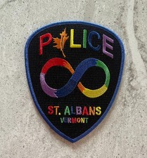 St Albans Vermont Autism Awareness patch new condition picture
