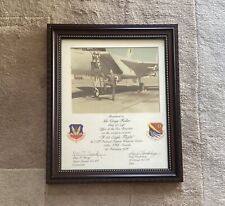 VTG 1986 USAF Air Force Certificate Collectible Memorabilia, Hand Signed picture