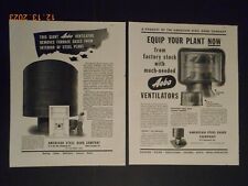 3 1943 American Steel Band CO ads Felt Cote Asbestos Protected Metal Mido Watch picture