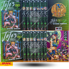Jojo's Bizarre Adventure Part 6 Vol 1–9 English Full Set Manga by Hirohiko Araki picture