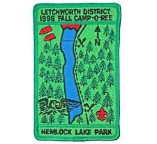 1996 Letchworth District Fall Camp-O-Ree Patch Hemlock Lake Park picture