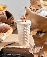 New 2022 Autumn China Starbucks 16oz Cute Squirrel SS Straw Cup picture