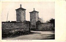 Vintage Postcard- Old City Gates, St. Augustine, FL. picture
