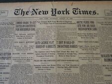 1925 AUGUST 13 NEW YORK TIMES - ARCTIC FLIERS FIND SITE FOR AIR BASE - NT 5431 picture