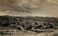 1920s RPPC Postcard Topanga Highway, Valley Side, Topanga Canyon CA unposted picture