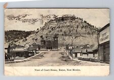 Raton NM-New Mexico, Courthouse, Empire Steam Laundry, Vintage c1918 Postcard picture