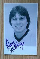 Dave Hutchison Signed 4x6.5 Photo Autographed Toronto Maple Leafs NHL picture