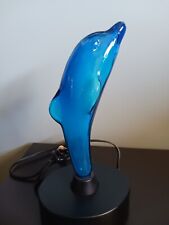 Vintage Lumi Source Dolphin Glass Sculpture Tesla Plasma Lamp Touch 12