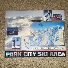 Park City Ski Area Trail Map Unframed Poster Utah Ski Resort 22 x 28 picture