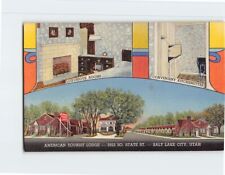 Postcard American Tourist Lodge Salt Lake City Utah USA picture