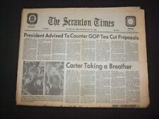 1980 JUNE 27 THE SCRANTON TIMES NEWSPAPER-CARTER COUNTERS GOP TAX CUTS - NP 8402 picture