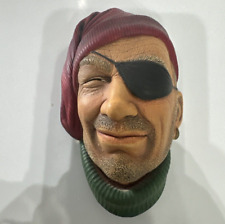 Vintage Bossons Pirate Smuggler Chalkware Wall Hanging Head picture