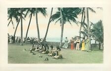1930's Kodak of Hawaii Hula Show Waikiki hand colored Hawaii Photo #6 Hula Girls picture