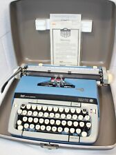 Vintage SMITH-CORONA Galaxie Twelve XII 12 Typewriter Blue, WORKS WELL euc picture
