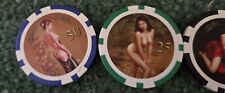 Vintage Rare Set Of Brothel Chips Judy's Coyote Spring Ranch Las Vegas  picture